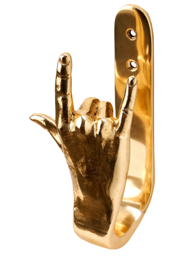 Golden hand gesture hook