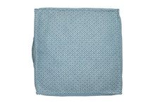 Load image into Gallery viewer, Blue&amp;white woven patterned beanbag/floor cushion- Small, med &amp; large