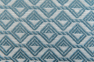 Blue&white woven patterned beanbag/floor cushion- Small, med & large