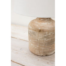 Load image into Gallery viewer, Mango wood table lamp base small