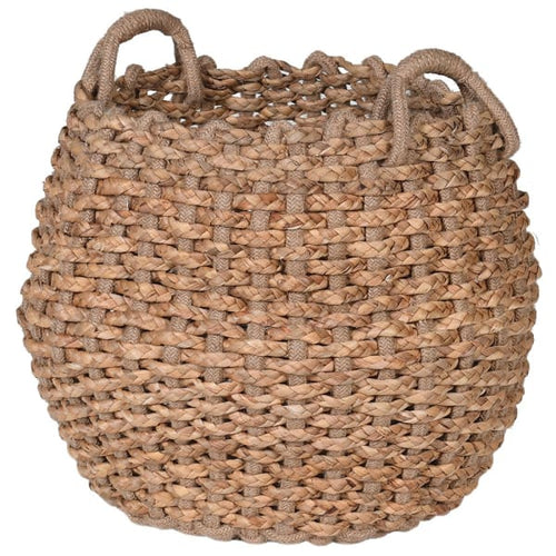 Hyacinth jute basket