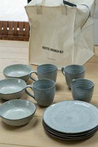 Brunch kit in rustic grey