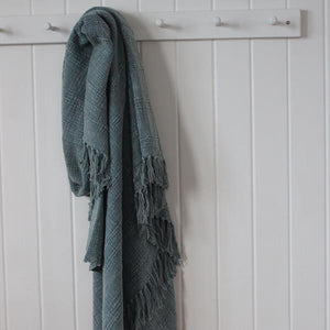 Slate grey throw