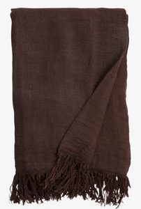 Brown Linen Throw 270x270
