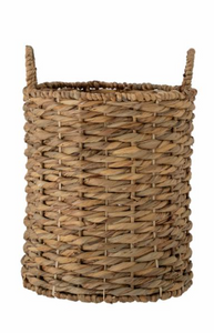 Handled rattan basket