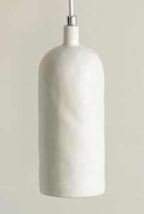 White ceramic pendant light