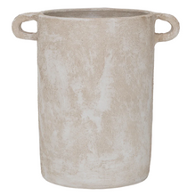 Load image into Gallery viewer, Ceramic planter with handles- natural