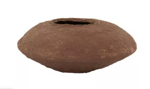 Large organic brown pot