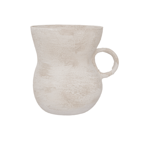 Organic shaped ceramic vase