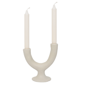 Off white ecomix candle holder