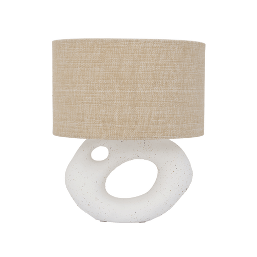 Ceramic textured table lamp