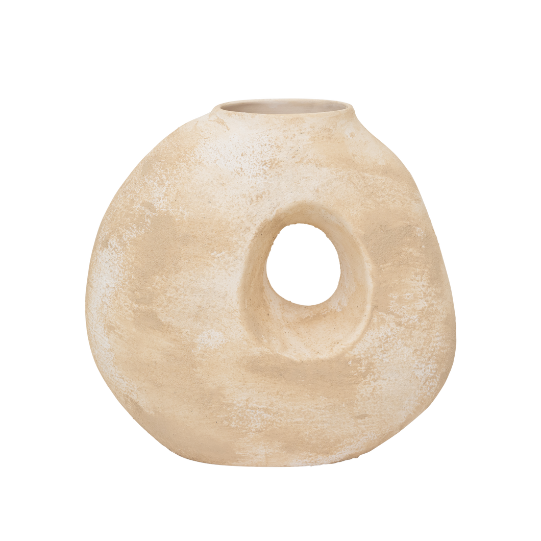 Organic ceramic vase