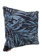 Load image into Gallery viewer, Tropical palm leaf print cushion 50 x 50