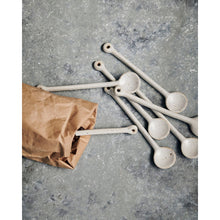 Load image into Gallery viewer, White stoneware spoon