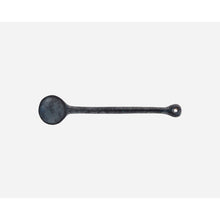 Load image into Gallery viewer, Black stoneware spoon