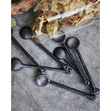Load image into Gallery viewer, Black stoneware spoon