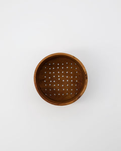 Teak root nature berry bowl