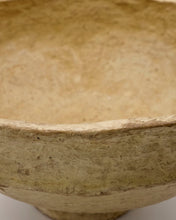 Load image into Gallery viewer, Natural beige handmade &amp; textured papermache bowl