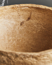 Load image into Gallery viewer, Natural beige handmade &amp; textured papermache bowl
