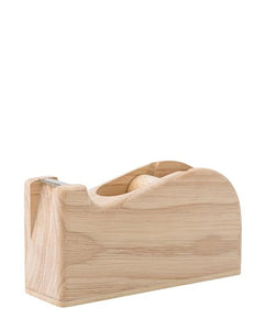 Wooden tape dispenser