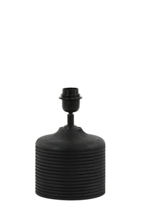 Black wooden lamp base