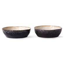 Load image into Gallery viewer, 70&#39;s ceramics pasta bowls galaxy set of 2