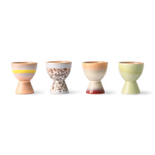 Load image into Gallery viewer, 70&#39;s ceramics egg cups set of 4