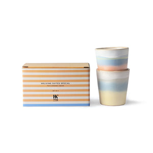 70's ceramics special edition mugs set of 2