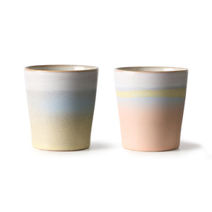 70's ceramics special edition mugs set of 2