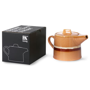 70s ceramics tea pot stream by HKliving