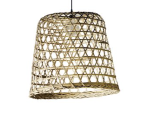 Bamboo lampshade/basket 40x30