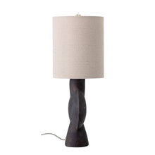 Load image into Gallery viewer, Sergio deep terracotta brown and beige table lamp