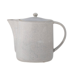 Grey stoneware teapot