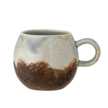 Load image into Gallery viewer, Green stoneware cup