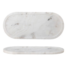 Load image into Gallery viewer, White marble tray