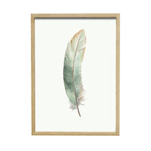 Load image into Gallery viewer, &#39;Feather II&#39; framed art print 30x42