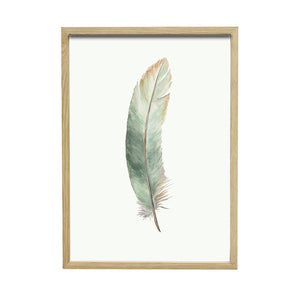 'Feather II' framed art print 30x42