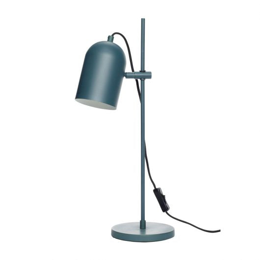 Green metal table lamp