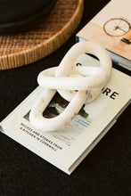 Load image into Gallery viewer, White intertwined marble sculpture