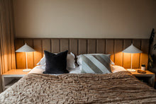 Load image into Gallery viewer, Indigo velvet cushion 50x50