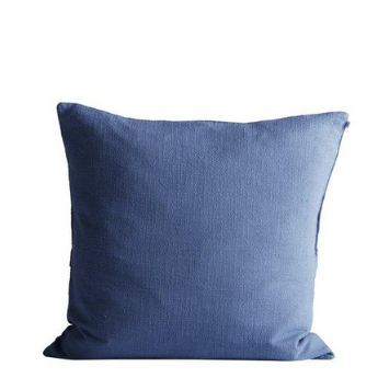 Blue cotton cushion cover 50x50
