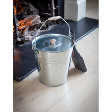 Load image into Gallery viewer, BUCKET WITH LID, GALVANISED STEEL