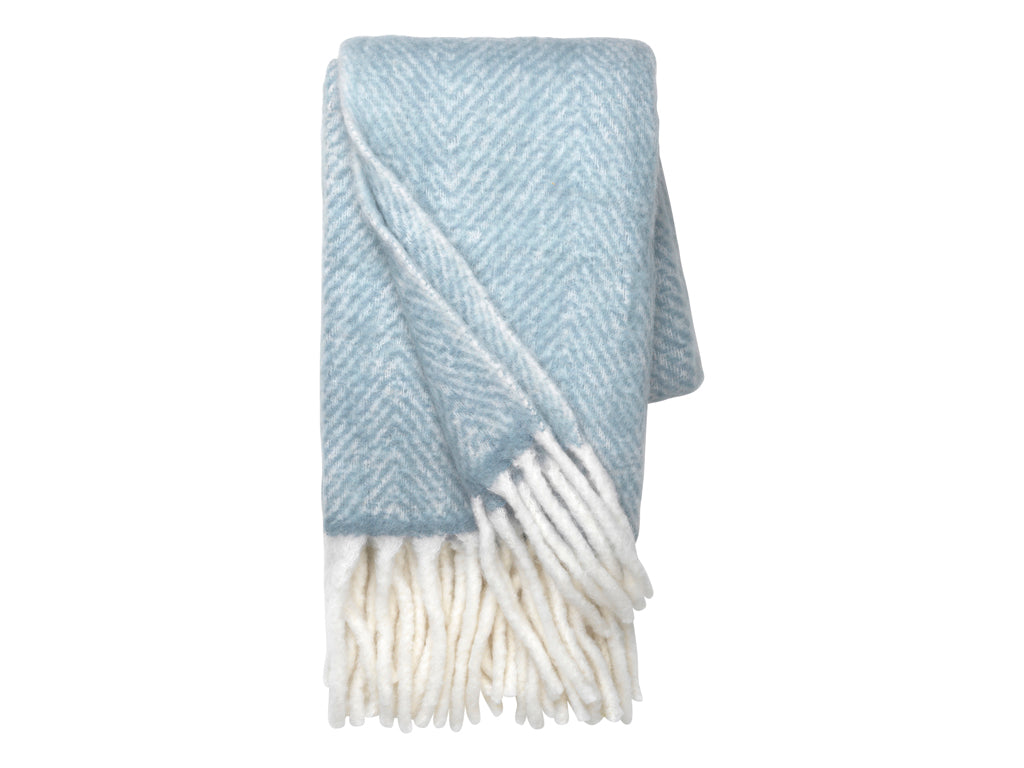 Dusty blue throw  130x170