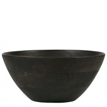 Load image into Gallery viewer, Dark mango wood bowl 25cm