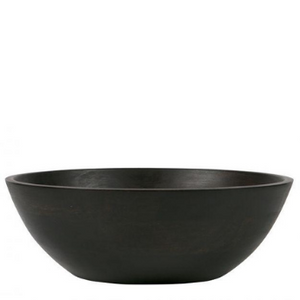 Dark mango wood bowl 30cm