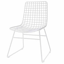 Load image into Gallery viewer, *REDUCED ITEM* WHITE METAL CHAIR