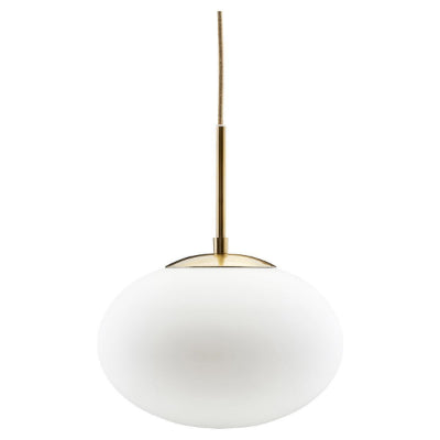White opal pendant light 30x35