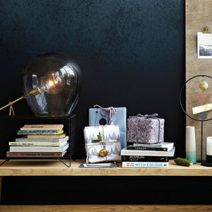 Grey 'Globe' lamp