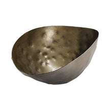 Load image into Gallery viewer, Gold organic shaped bowl 20cm