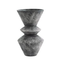 Load image into Gallery viewer, Dark terracotta vase 25cm